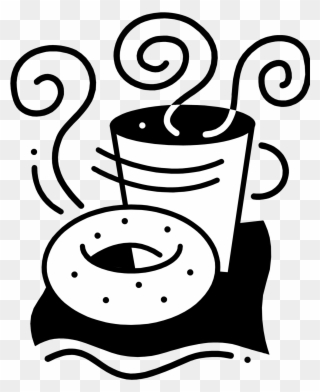 320x392 Png Royalty Free Stock Bagel Drawing Coffee Donut