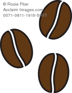 233x300 royalty free clipar illustration of coffee beans