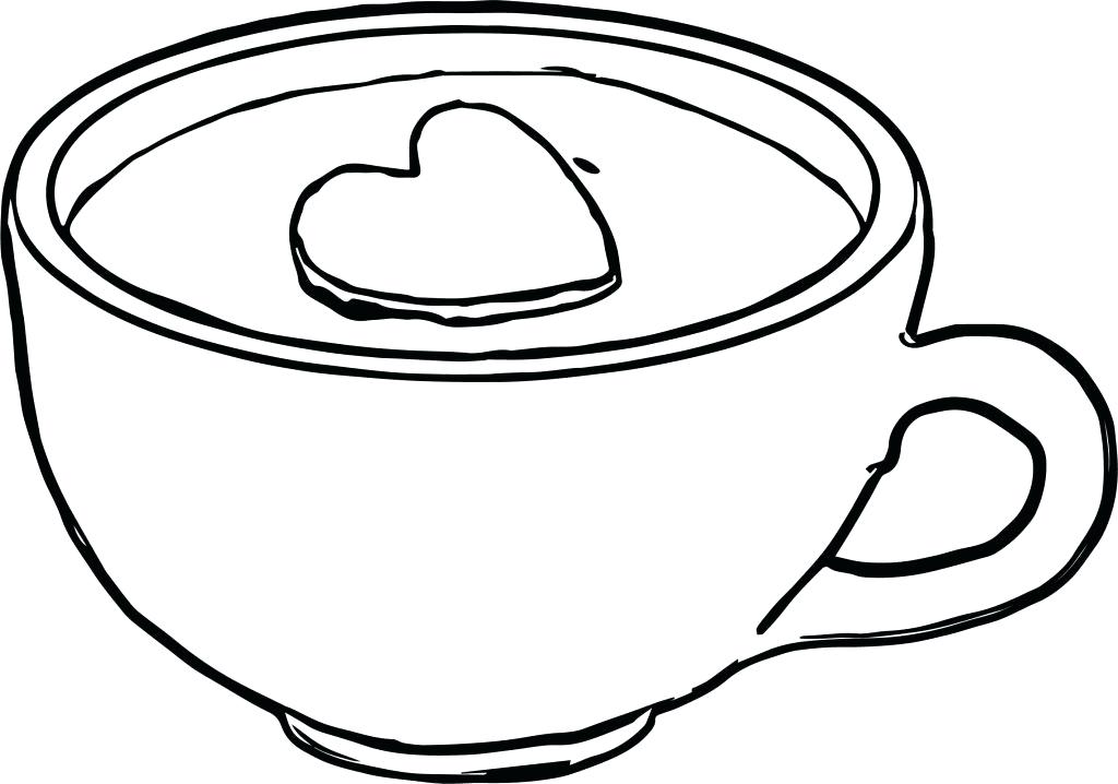 1024x718 Coffee Cup Coloring