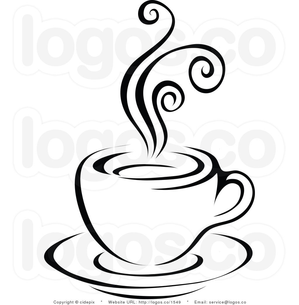 1024x1044 Coffee Clipart Black And White