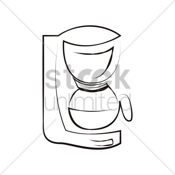 600x600 Coffee Maker Vector Image