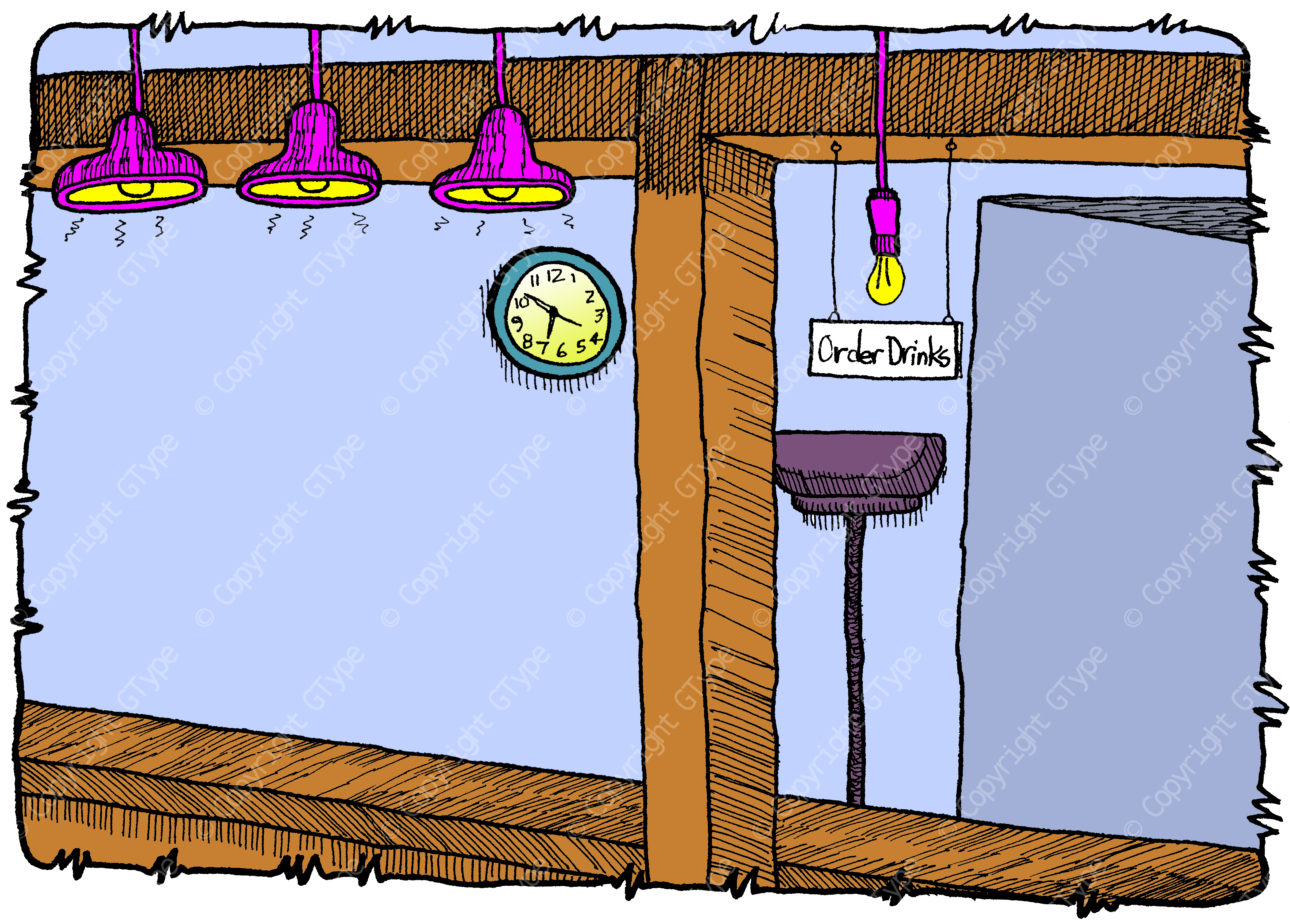 4709x3373 Got Here Early Just To Wait Pen And Ink Line Art Drawing Kampe