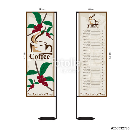 500x500 Menu Coffee Shop Cafe Restaurant Template Design Hand Drawing