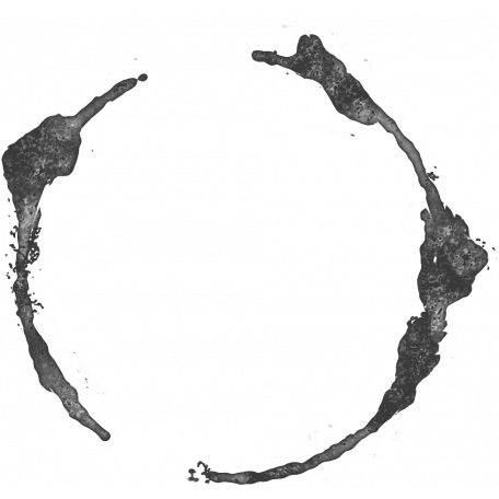 456x456 coffee stain stamp graphic