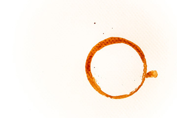 360x240 coffee stain on the white paper closeup texture photo