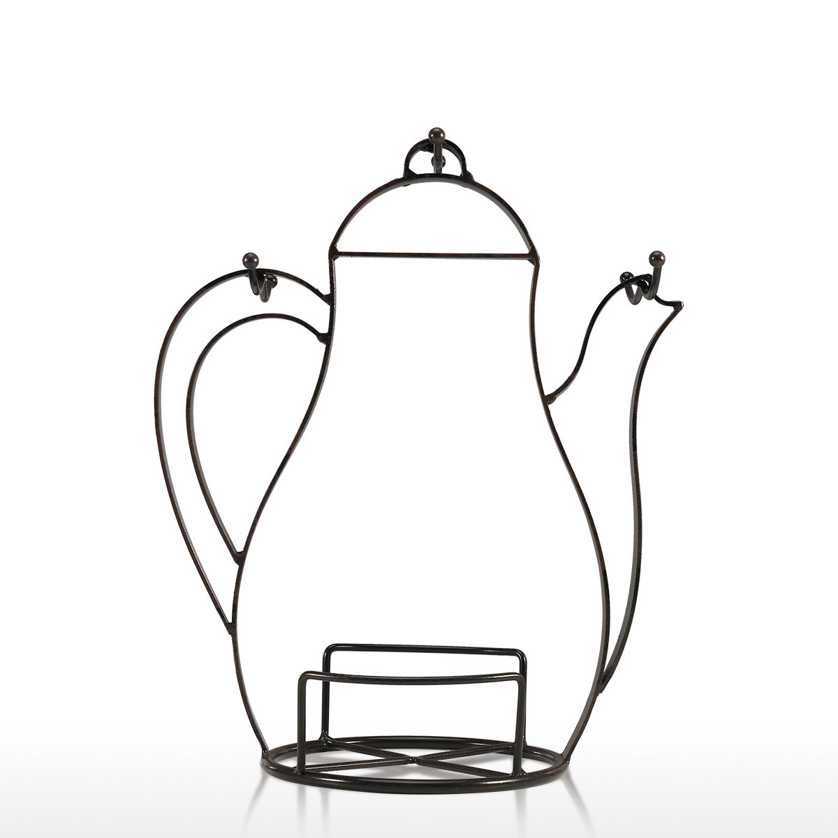 1200x1200 Best And Cheap Black Kettle Shaped Coffee Mug Tree Holder