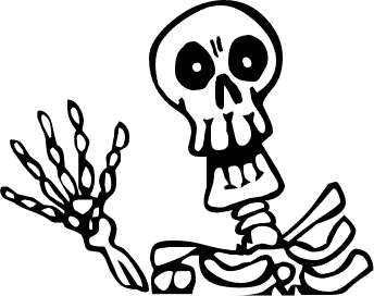 344x272 Coffin Clipart Halloween Skeleton, Picture