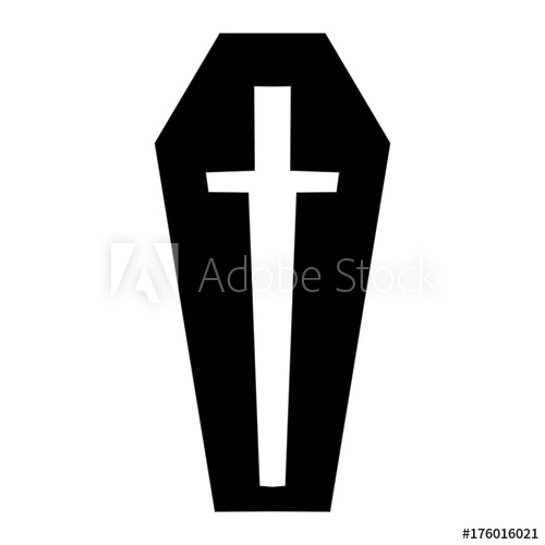 500x500 Symbol, Icon, Silhouette, Coffin Style Image Illustration