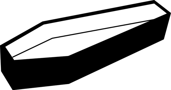 600x318 open coffin free vector in open office drawing