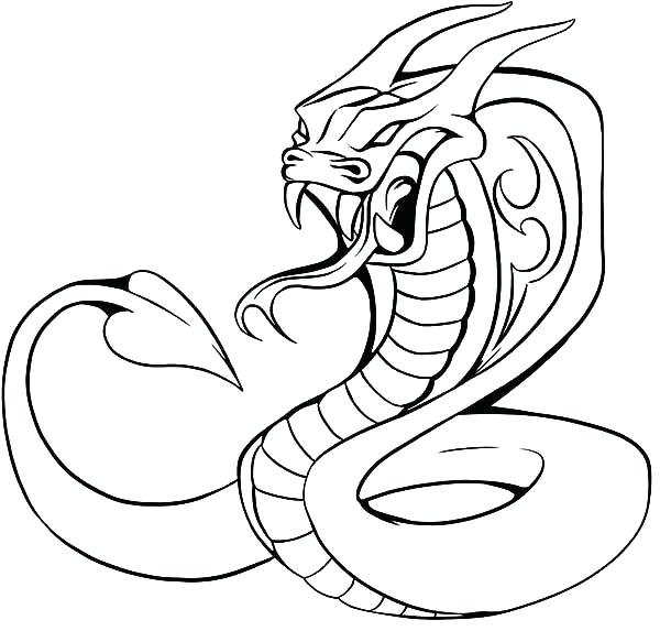 600x573 Snake Drawings For Kids