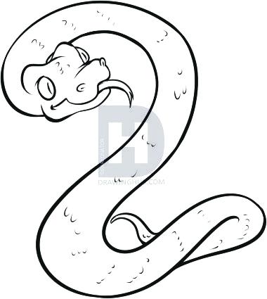 380x425 How To Draw A Snakes