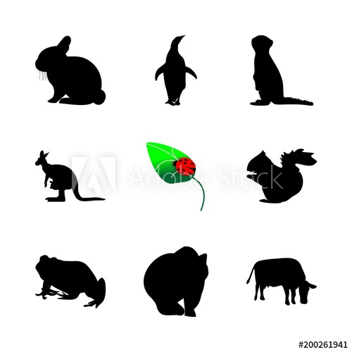 500x500 Icon Animal With Flower, Cold, Drawing, Leaf And Cutting