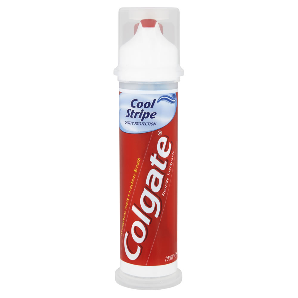 1000x1000 Colgate Cool Stripe Toothpaste Pump Wilko