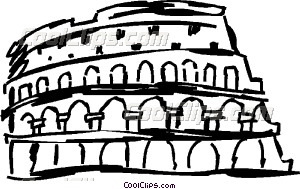 300x189 Coliseum Vector Clip Art