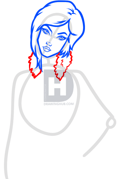 479x720 How To Draw Lilith From Borderlands Step