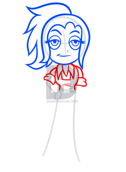 529x720 How To Draw A Shirt With Collar