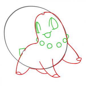 302x302 How To Draw Chikorita