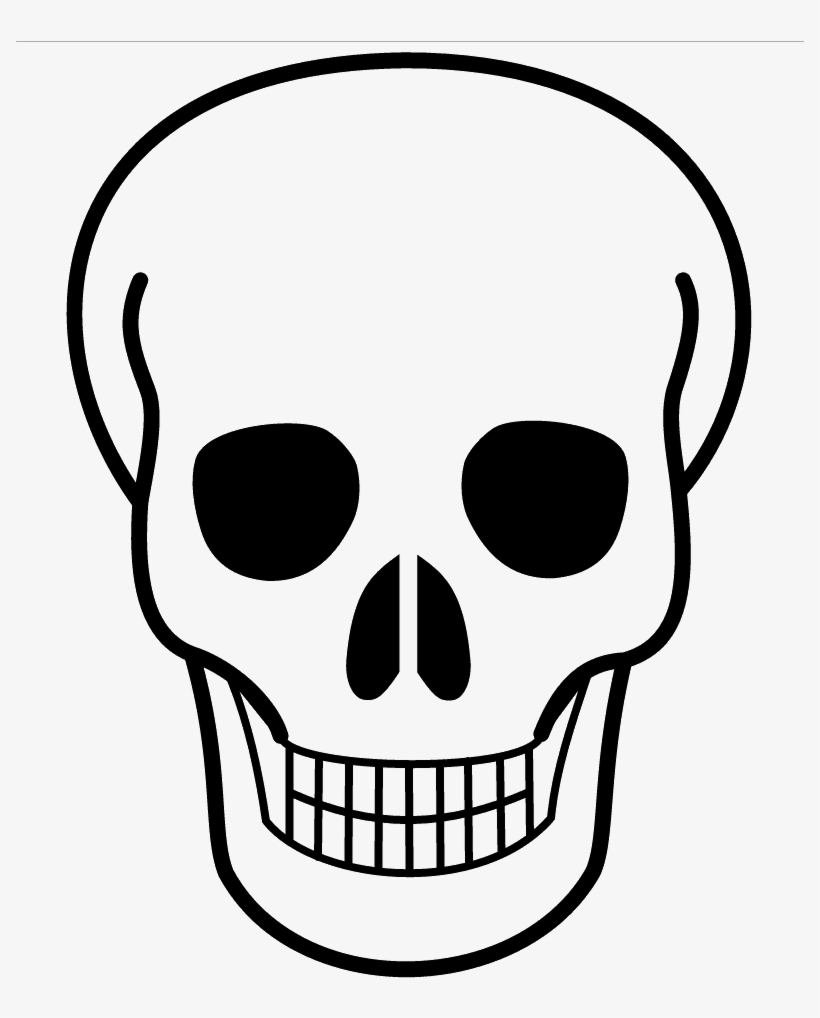 820x1018 Collection Of Skull Halloween Drawing