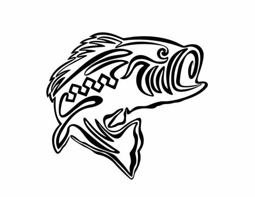 500x386 Fish Art Design College Project One Line Drawing Jannawilson
