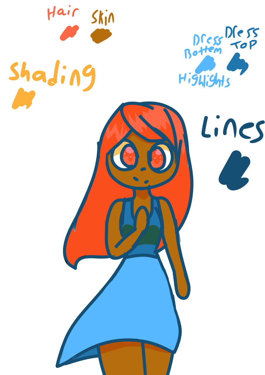 905x1280 Color Palette Drawing