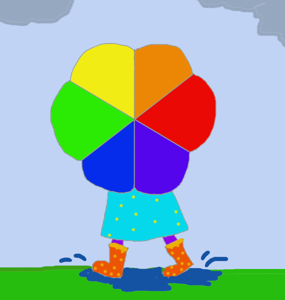 948x997 Color Wheel Umbrella Art Class Ideas