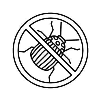 350x350 You Searched For Stop Colorado Beetle Sign Linear Icon Insects