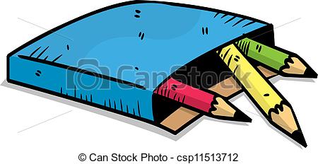 450x232 Colored Pencil Drawing Clipart