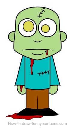 250x445 Zombie Drawings