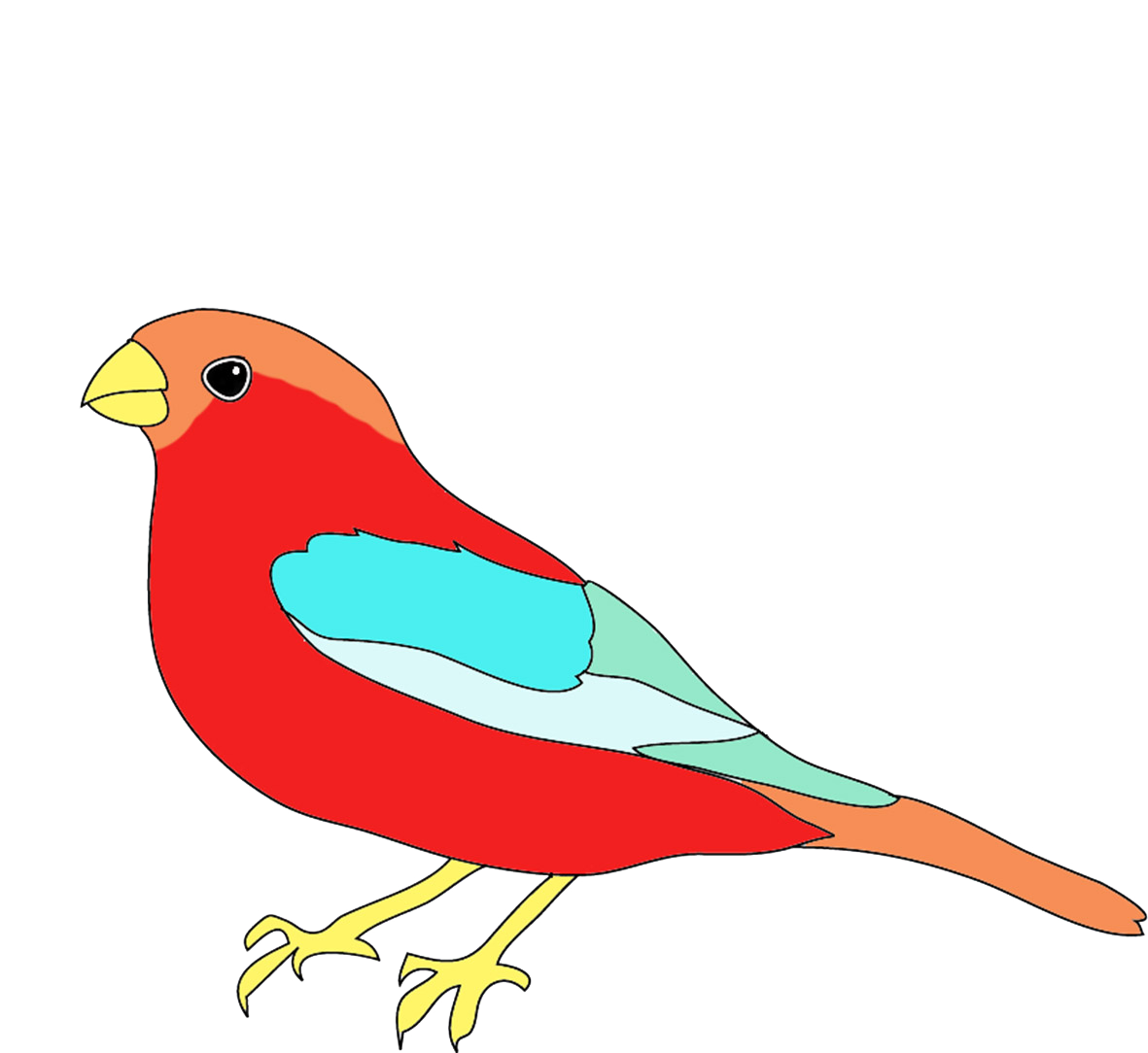1181x1084 Collection Of Free Drawing Birds Color Download On Ui Ex