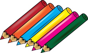 300x180 Colored Pencil Drawing Clipart