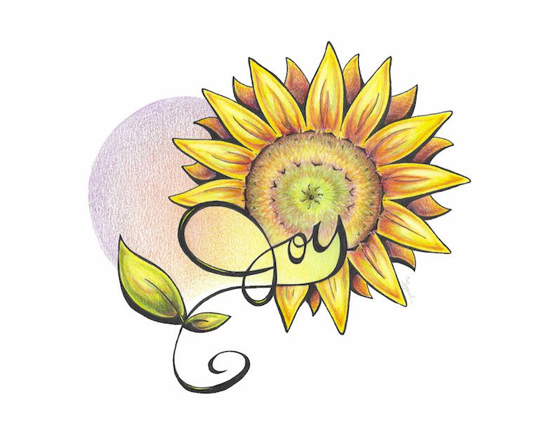 792x612 inspirational flower sunflower inspirational art, colored pencil