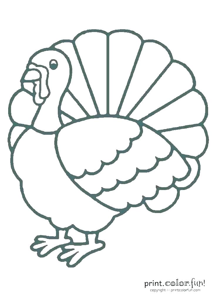 736x1012 Cooked Turkey Coloring Pages Color Cooked Turkey Colouring Pages