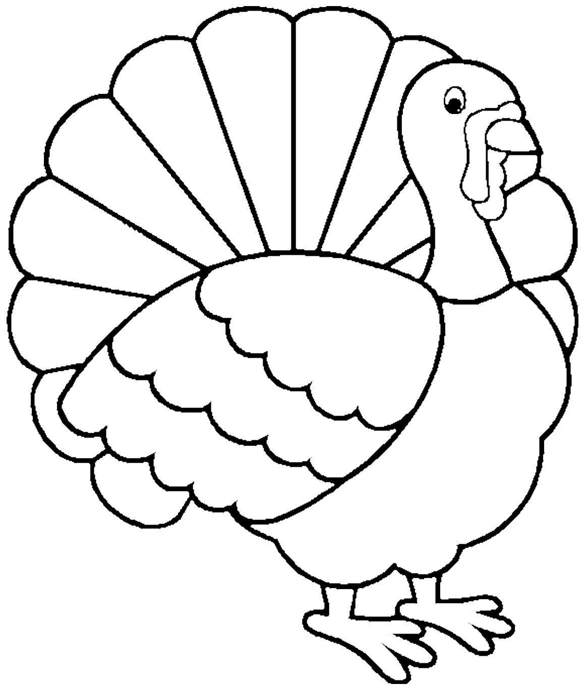 1162x1360 Turkey Coloring Page