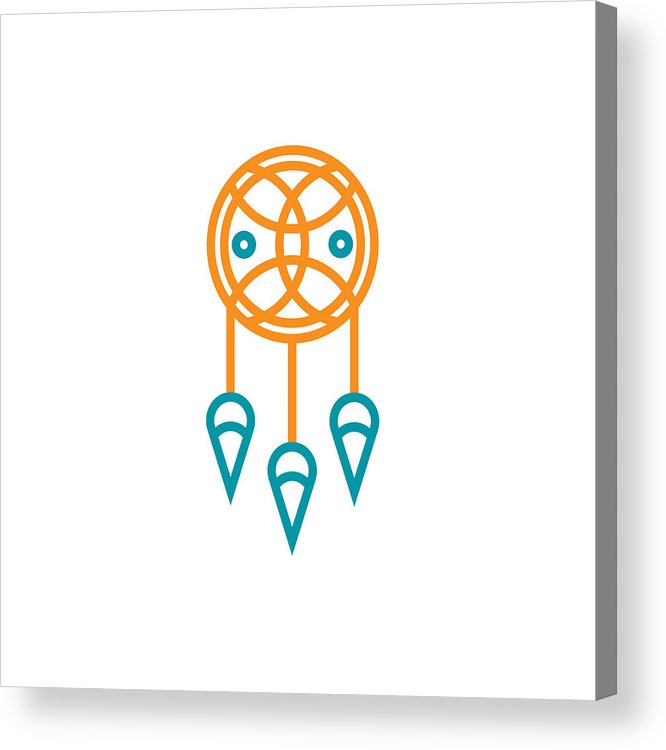 666x750 Dream Catcher Logo Isolated On White Background Colorful Vector