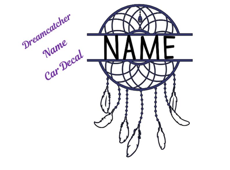 794x587 Dream Catcher Design Decal You Choose Colors And Size Etsy