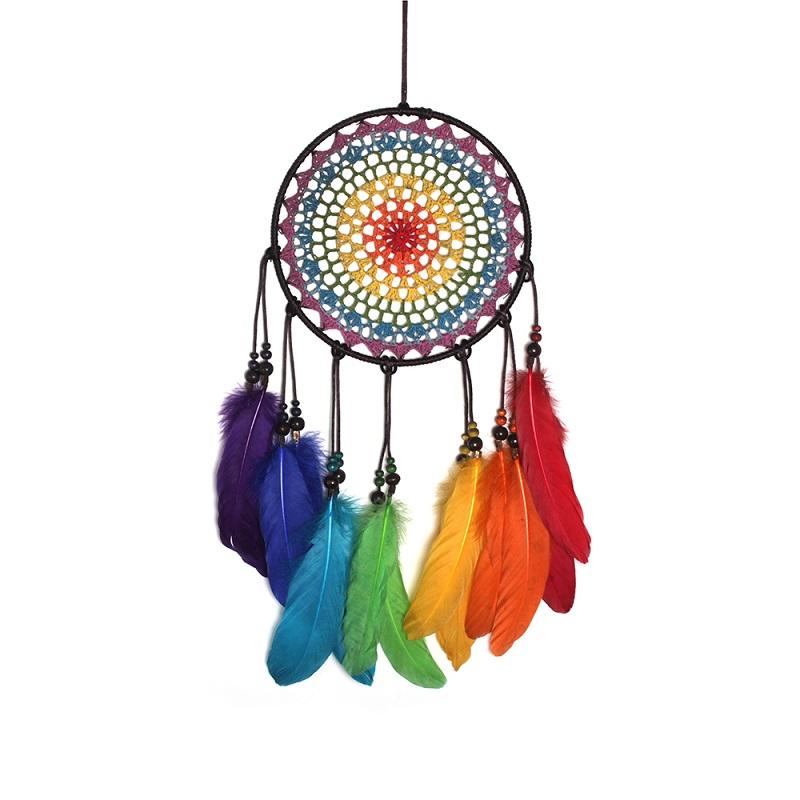 800x800 Ful Dream Catcher With Feather Handmade Wall Hanging Decoration