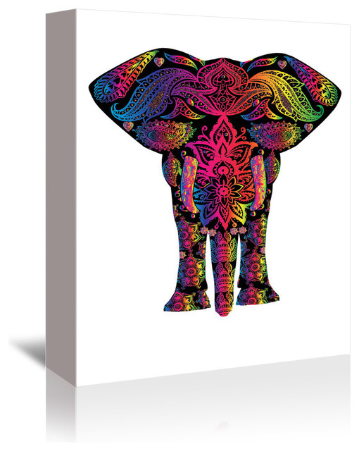 510x640 Decor Elephant Animal Colorful