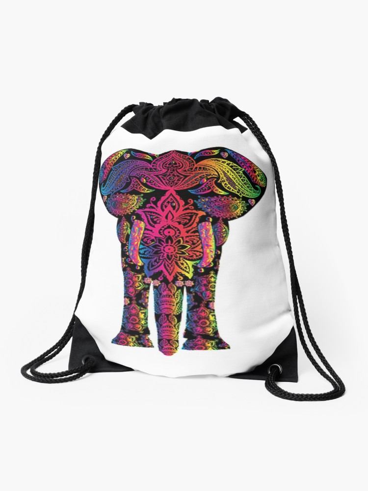 750x1000 colorful elephant, colorful, elephant, rainbow, mandala