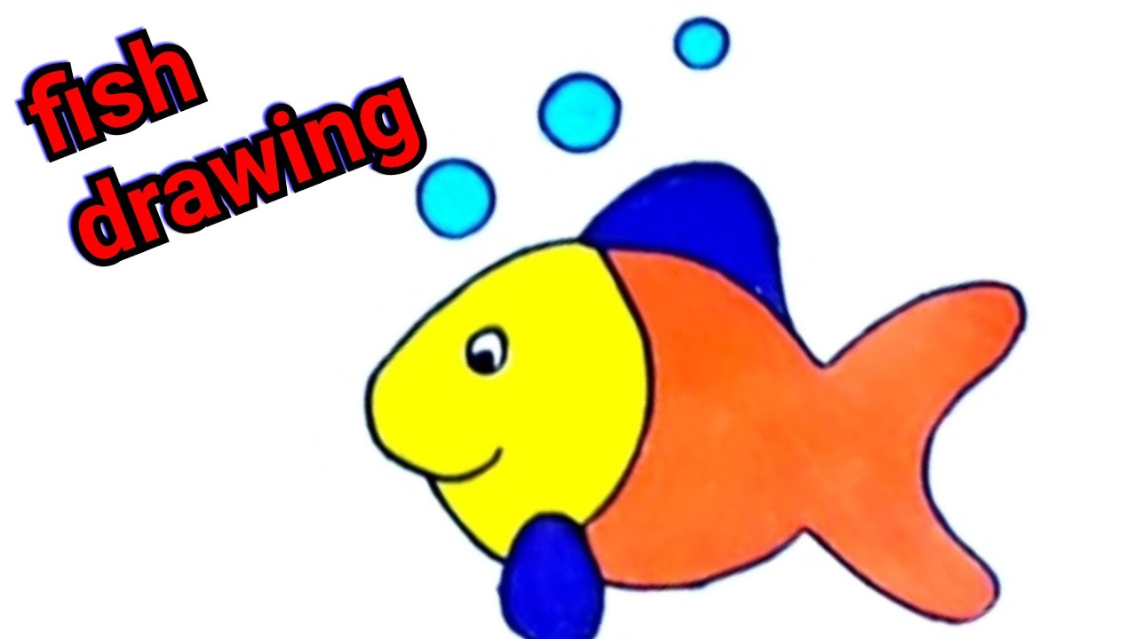 1280x720 How To Draw A Fish Step