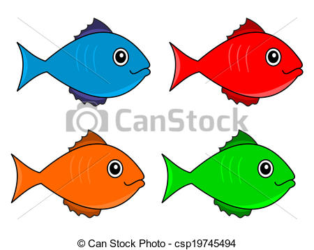 Colorful Fish Drawing | Free download on ClipArtMag