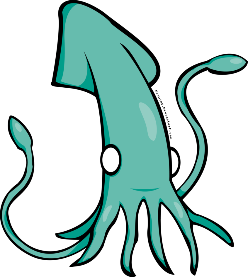 Colossal Squid Drawing
