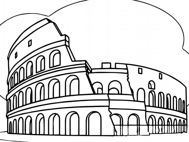 640x480 colosseum clipart historical monument