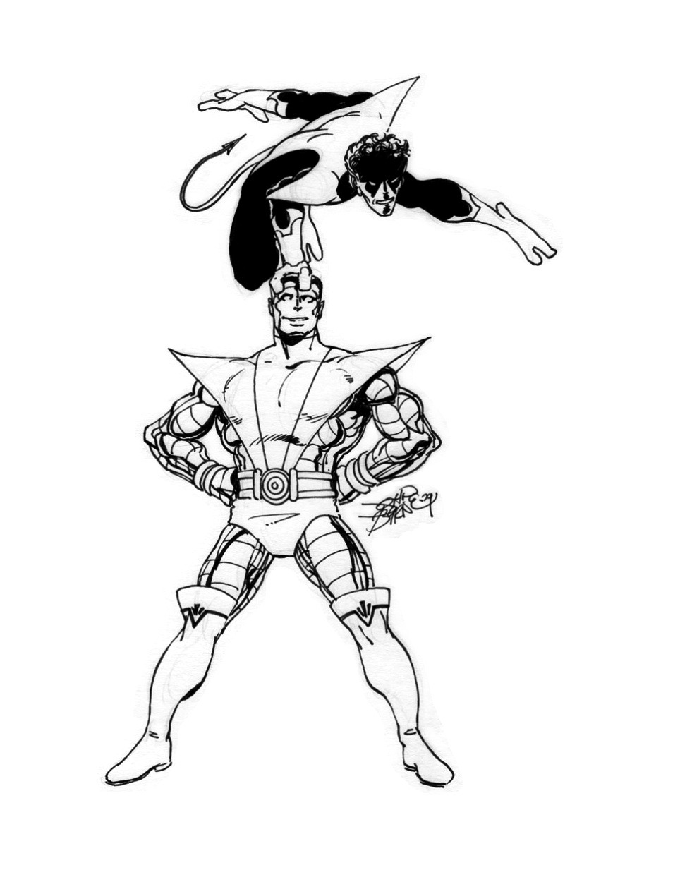 964x1250 john byrne draws nightcrawler colossus