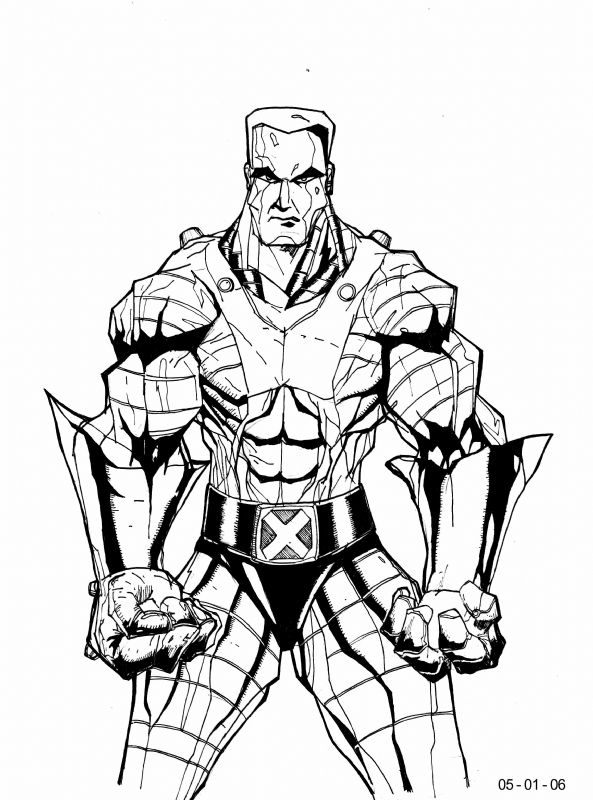 593x800 colossus, in rosli ali's pin ups comic art gallery room