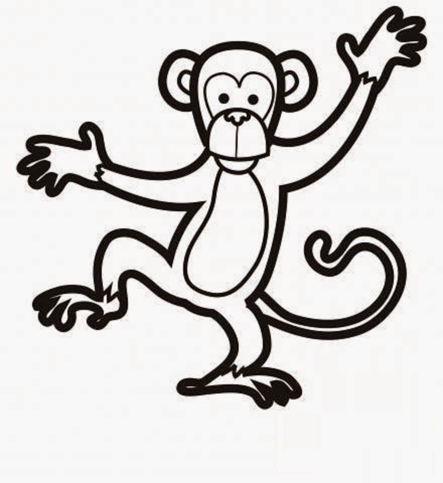 880x960 Monkey Colour Drawing Hd Wallpaper Crafts Colorful Drawings