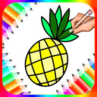 200x200 Fruit Colour Drawing Book