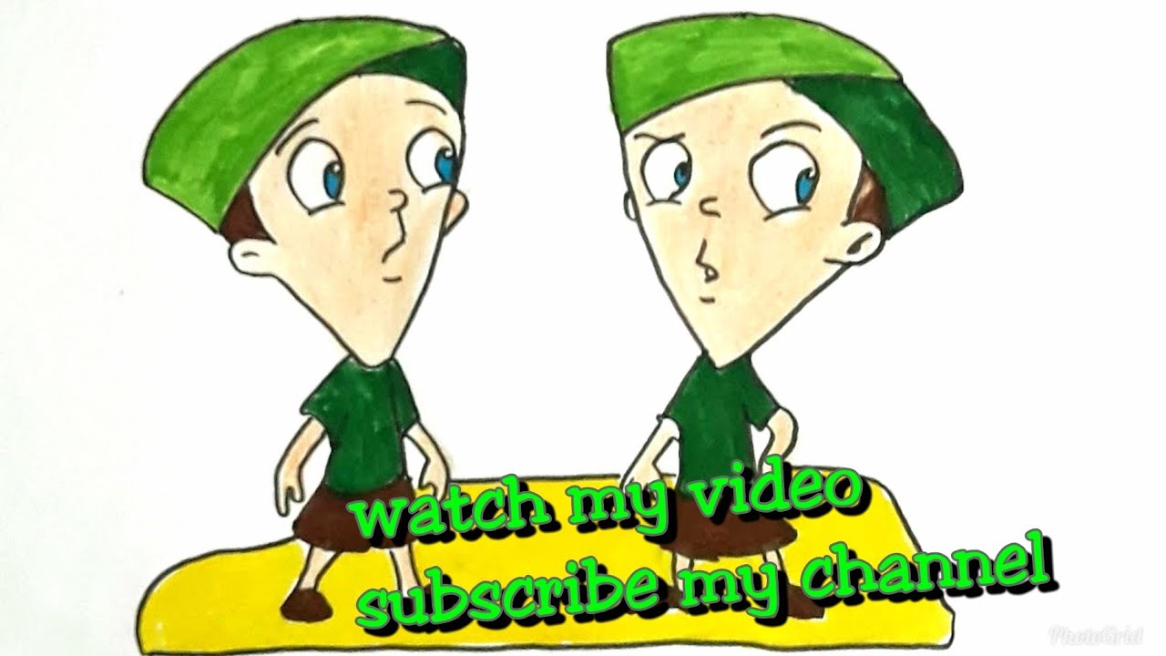 1280x720 How To Draw And Colour In Dholu Bholu Colouring Book Cartoon