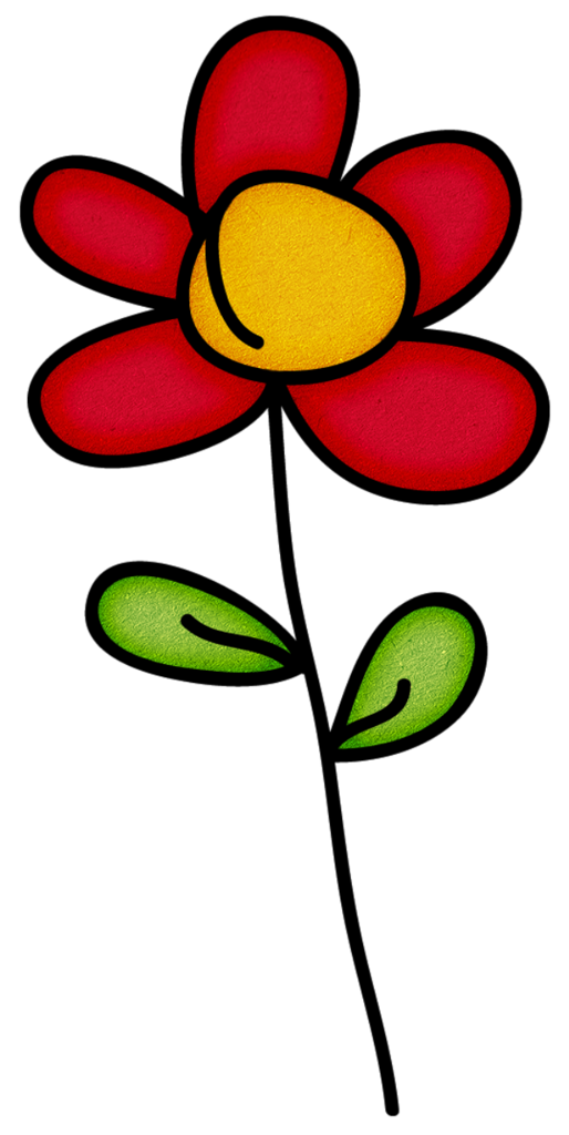 514x1024 Colored Drawing Flower Transparent Png Clipart Free Download
