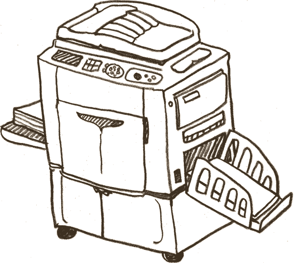 593x531 Clatter Press Risograph Printing In Columbus, Ohio