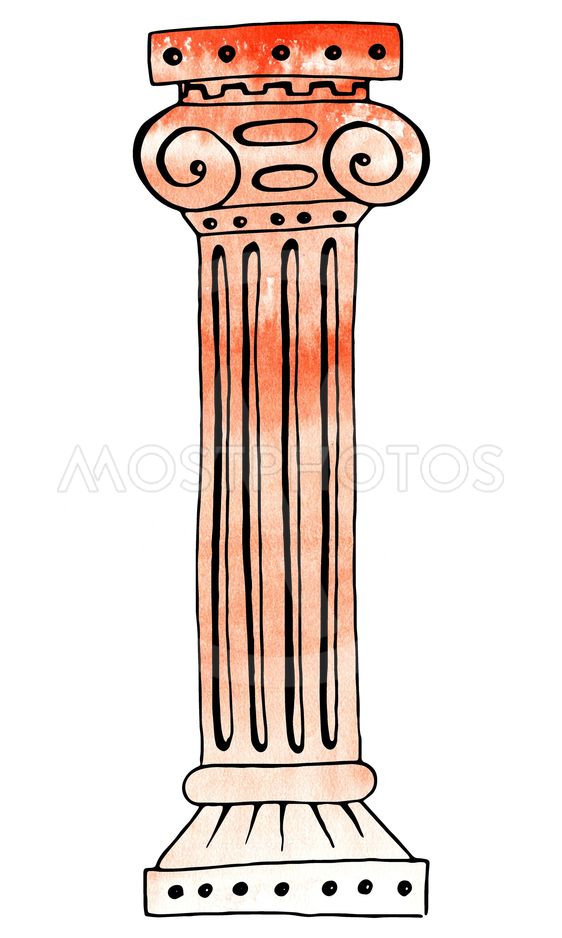 562x938 Ancient Roman Column